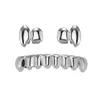 Um Essencial para Pessoas Modernas na Europa e na América: Aparelho Hip Hop Brilhante, Conjunto Personalizado, Dentes de Vampiro para Cosplay de Halloween