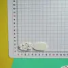 Blanco Perla Gato Kt Gota de Agua Pieza Ovalada Accesorios DIY Material Hecho a Mano Pasador Tocado Funda de Teléfono Celular Agujero Zapato Combinación