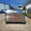 Gancho de braço externo Tipo 3 lixeira cúbica lixeira de aço inoxidável nova caixa de transferência para descarte de lixo rural fabricante