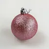 Venta directa de fábrica al por mayor bola de Navidad 4/6/8/10cm Bola colgante para árbol de Navidad bola decorativa de plástico plateado