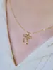 Luochen Sencilla, Moderna y Linda Estilo Femenino Hueco Lazo Diamante Creativa Nicho Estilo Coreano Gama Alta Cadena para Clavícula