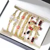 Pulseira Bohemian Style Olho de Diabo Elefante Mais Vendida Transfronteiriça para Mulheres, Tornozeleira Divertida Desenho Animado, Joias de Estilo para Férias