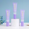 Tubo de Bomba a Vácuo para Loção de Material Pe Roxo com Cabeça de Pressão Tubo de Embalagem para Protetor Solar BB Cream Venda Direta de Fábrica