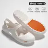 Sapatos de dança estilo balé, sapatos de prática de salão de baile, sapatos femininos respiráveis de verão, sapatos elegantes antiderrapantes de sola macia para yoga ao ar livre, sandálias