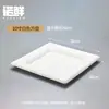 Pratos de Papel Descartáveis Brancos de 6 Polegadas Pacote com 100 Unidades Doméstico Comercial Pratos de Papel Espessados Impermeáveis à Prova de Óleo Pratos de Jantar Biodegradáveis