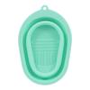 Spot Atacado Dobrável Silicone Esfoliante Esponja de Pó Tigela de Limpeza de Beleza Pincel de Maquiagem Ferramenta de Maquiagem Pad de Limpeza