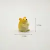 Mini Animales Pequeños Dibujos Animados Conejo Pollo Pato Oveja Vaca Cerdo Muñeco Resina Decoración de Escritorio Adornos de Micro Paisaje