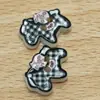 Botones de Resina con Estampado de Dibujos Animados y Dos Ojos, Botones para Ropa con Forma de Poni para Ropa Infantil, Chaquetas, Suéteres, Cárdigans, Botones Cosidos a Mano