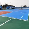 Cancha de baloncesto material de suelo de silicona PU superficie elástica de silicona PU para exteriores renovación tenis bádminton construcción de estadios de silicona PU