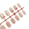 Peixinho Bolha Gato Olho Tridimensional Unhas Usáveis Manicure Temperamento Cor Nude Tridimensional Clareamento Unhas Usáveis 24 Peças