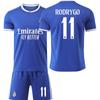 Uniforme de Entrenamiento de Fútbol A2526 Transfronterizo Real Madrid de Visitante No. 5 Bellingham No. 7 Ronaldo No. 9 Mbappé No. 7 Vinos