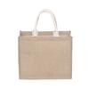 Bolsa de Lino en Blanco DIY Compras Pintadas a Mano Bolsa de Yute Regalo Tote Almacenamiento Bolsa de Yute Personalizada Artística