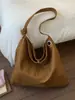 Bolsa Simples de Grande Capacidade para Sogra 2025 Nova Bolsa Casual de Ombro para Compras Moda Retrô Classe Bolsa Tote para Trabalho