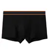 Ropa Interior Antibacteriana de Algodón Puro para Hombre 2026, Calzoncillos Tipo Bóxer Lisos de Color Sólido para Hombre, Pantalones Cortos Transpirables de Moda con Cintura