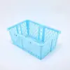 Cesta de Almacenamiento de Frutas Rectangular de Plástico Cesta de Frutas Uvas Melocotones Cesta de Recolección Cesta de Empaque Cesta de Mimbre Caja de Almacenamiento de Verduras
