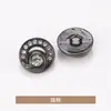 Botones Huecos con Pedrería para Camisa, Botones Metálicos, Botones para Camisa, Botones de Punto para Suéter, Accesorios para Ropa Jinda