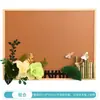 Flores de Papel Verde para Jardín de Infancia, Mariposas, Flores de Loto, Hojas de Loto Tema Pizarra Decoración de Pared Pegatinas, Materiales de Decoración Ambiental