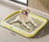 Tapete para Perros Extra Grande con Valla Alta, Antisalpicaduras, Soportes Incluidos para Perros Pequeños, Medianos y Grandes