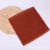 Toalla Pequeña de Color Sólido, Toalla Cuadrada Pequeña de Algodón Puro, Naranja, Azul Real, Toalla de Mano, Té con Leche, Toalla para Barra de Café, Color Sólido, Diseño Simple