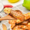 Camarón Pipi Especialidad de Qingdao Paquete Listo Para Comer Mariscos Pequeños Camarones Cocidos Camarón Pipa Picante Botanas de Mariscos Palitos de Camarón