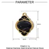 Árbol de la vida geométrico francés gota de aceite titanio acero diy colgante amor acero inoxidable joyería colgante de collar de luna
