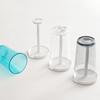 Pedido original de comercio exterior con escurridor para vasos de enjuague bucal juego de vaso de enjuague bucal para cepillado estilo japonés con estante de almacenamiento portavasos de drenaje de suelo