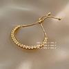 Pulsera de Gypsophila Nicho Estilo Coreano Femenino Ins Diseño Estilo Frío Ajustable Cordón Mejor Amiga Joyería Al Por Mayor