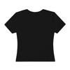 Camiseta de Manga Corta con Cuello Redondo, Corte Ajustado, Serie Skimscotton para Chicas Atrevidas, Adelgazante, Mismo Estilo que Yi Mengling, Algodón Puro