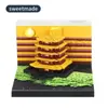 Regalos Creativos para el Día de San Valentín Chino, Souvenirs Culturales y Creativos de Boda, Bloc de Notas Estéreo 3D, Calendario de Escultura de Papel, Adornos de Escritorio