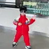 Conjuntos de Roupa Ultraman Masculinos e Femininos, Novos Conjuntos de Outono Estilosos e da Moda para Crianças, Conjunto Esportivo de Duas Peças para Bebês Meninos para Primavera e Outono