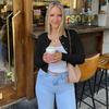 Roupas Femininas Mais Vendidas na Europa e América Inverno 2025 Nova Moda Estilo de Rua Cardigã Abotoado Cor Sólida Slim Fit Manga Longa Top Atacado