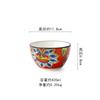 Tazón de sopa creativo europeo y americano, tazón de postre pintado a mano, tazón personalizado con tapa, tazón de comedor para el hogar, tazón de ensalada de frutas de cerámica