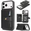 Aplicable a iPhone 18 Funda Magnética Dos en Uno Samsung S26 Portatarjetas Carga Inalámbrica MagSafe Funda de Cuero