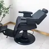 Sillón de barbero clásico transfronterizo, silla de salón de aleación de aluminio para cortar el pelo, permanente, tinte y afeitado, modelo de lujo ligero, venta al por mayor exclusiva para salones