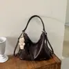 Mini bolso exquisito de alta calidad para mujer, nuevo bolso cruzado versátil de moda 2026, bolso cuadrado pequeño de cuero aceitado vintage