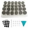 Amazon Juego de Frascos Cuadrados para Especias Frascos de Vidrio para Especias para Exteriores Caja de Almacenamiento de Sal y Condimentos para Cocina Botella para Condimentos