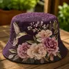 Colección de sitios web independientes transfronterizos nuevos de 2026: Sombrero de pescador y sombrero para el sol versátiles de arcoíris con estampado digital 3D y bordado acolchado, aptos para hombres y mujeres