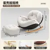 Cadeira de Balanço Casca de Ovo Sofá Preguiçoso Cadeira de Lounge Cadeira para Dormir Adulto Varanda Cadeira de Lazer para Casa Cadeira Única para Sala de Estar Preguiçosa