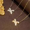 Colar de arco de alta qualidade com diamante flash, gargantilha curta da moda, estilo coreano elegante feminino, acessórios de estilo fresco