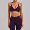 Sutiã de Yoga Transfronteiriço Ajustável com Design de Costas Vazadas, Roupa Íntima Versátil para Fitness e Corrida, Sutiã Esportivo 2713