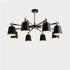 Lámpara de araña para sala de estar, comedor, dormitorio, hogar, LED, nórdica, creativa, estudio, macarrón, atmosférica, colgante.