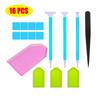 DIY Diamond Painting Tool Luminous Point Broca Handmade Multi-função 28-grade Armazenamento Caixa Set Light Board Kit de combinação