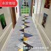 Alfombra de pasillo comercial para el hogar con impresión de terciopelo de cristal, alfombrilla de pasillo, rollo completo, alfombra de pasillo con impresión de terciopelo de cristal, venta al por mayor y al por menor