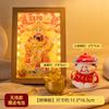 Pintura Decorativa de Areia Movediça para Avô Decoração para Casa Sala de Estar Quarto Porta-Retrato Mesa de Escritório Luminária de Mesa Enfeites