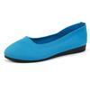 Zapatos casuales nuevos de otoño, zapatos de mujer de comercio exterior, tallas grandes, planos, de color sólido, con superficie de malla transpirable, zapatos de exterior de Europa y Estados Unidos.