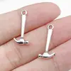 Acessórios para joias DIY de liga, ferramentas domésticas, martelo, chave inglesa, machado, motosserra, régua, pingente, brinco, materiais para ornamentos pendentes