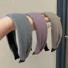 Diadema de punto estilo retro americano de ala ancha, de alta gama, adecuada para frentes amplias, a la moda, versátil para uso diario y para ir al trabajo, pinza para el pelo y accesorio para el cabello