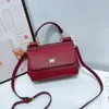Série Dama da Sicília Simples e Versátil Estampa de Palmeira Bolsa de Ombro Cruzada Única Moda para Trabalho e Festa Bolsa Feminina Atacado
