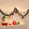 Decorações de Natal 2026 Fitas Lantejoulas Enfeites Atmosfera Cenário Vitrine Decoração de Casa Bandeirolas