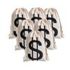 Paquete de Lienzo de Dólar Ladrillos de Bolsillo Barra de Oro Accesorios de Película Escenario Halloween Regalo Disfraz de Pirata Suministros para Fiesta